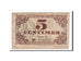Geldschein, Frankreich, Lille, 5 Centimes, 1917, S+, Pirot:59-1630
