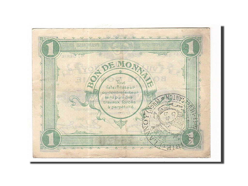 Banknote, Pirot:59-1488, 1 Franc, France, EF(40-45), Lannoy