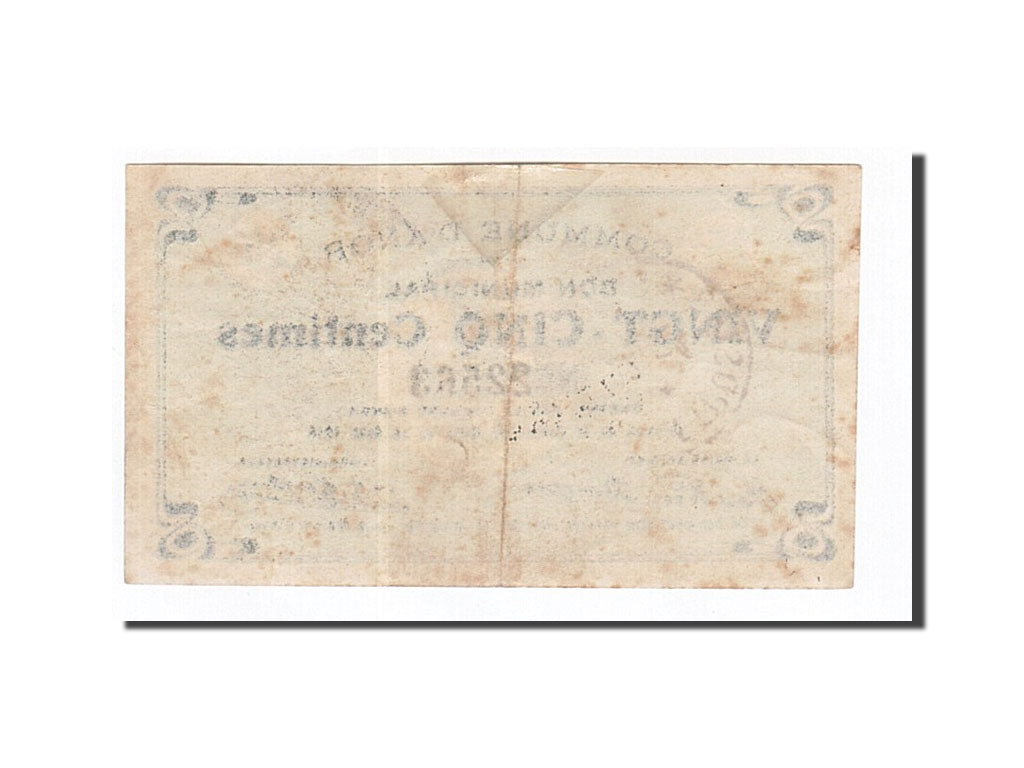 Banknote, Pirot:59-88, 25 Centimes, 1915, France, EF(40-45), Anor