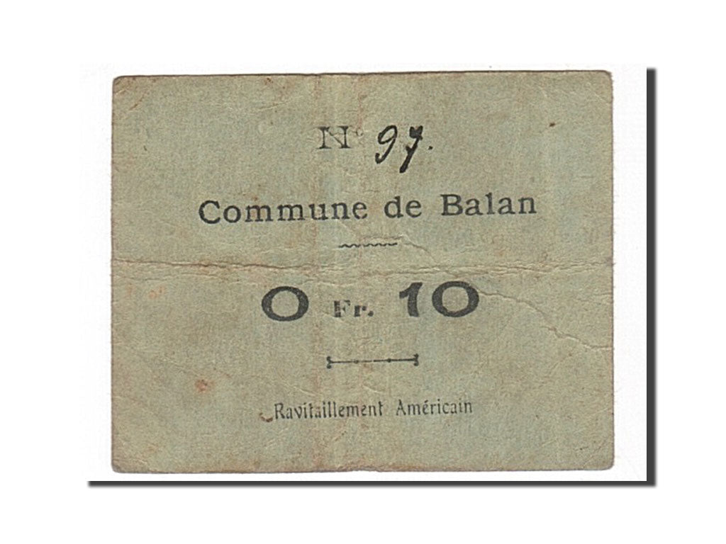 Banknote, Pirot:08-322, 10 Centimes, France, EF(40-45), Balan