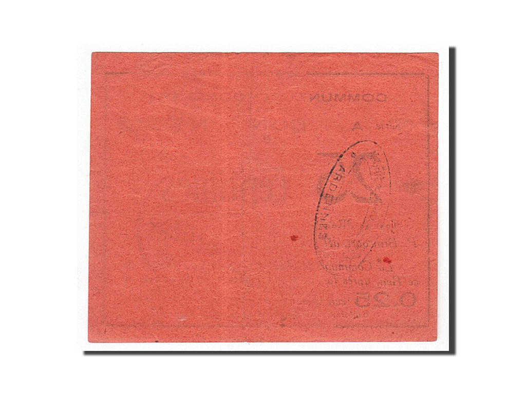 Banknote, Pirot:08-114, 25 Centimes, 1915, France, AU(55-58), Donchery