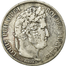 Coin, France, Louis-Philippe, 5 Francs, 1839, Paris, VF(20-25), Silver