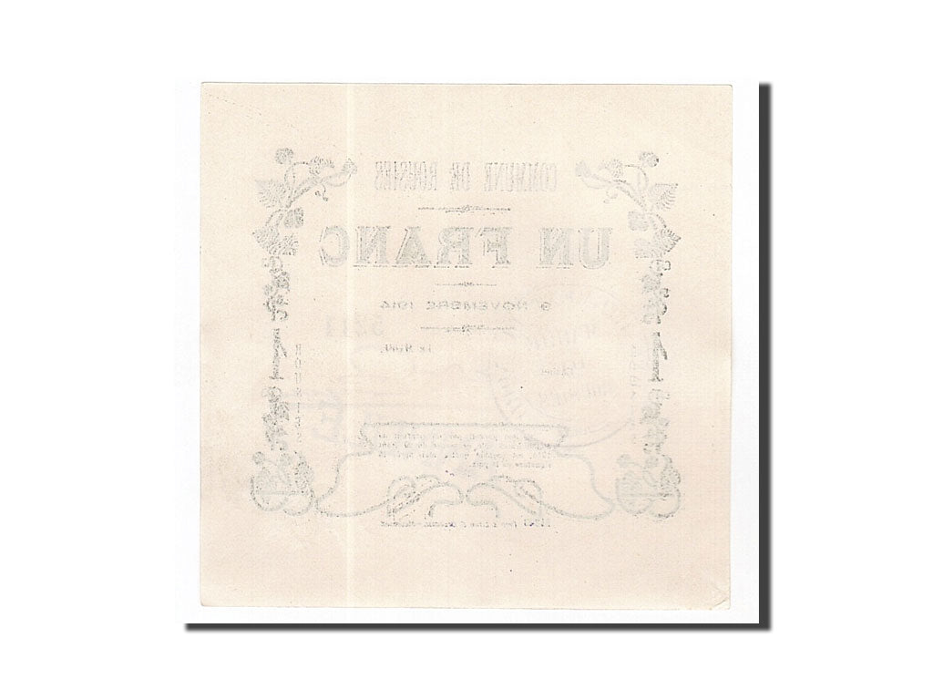 Geldschein, Frankreich, Rousies, 1 Franc, 1914, VZ+, Pirot:59-2234