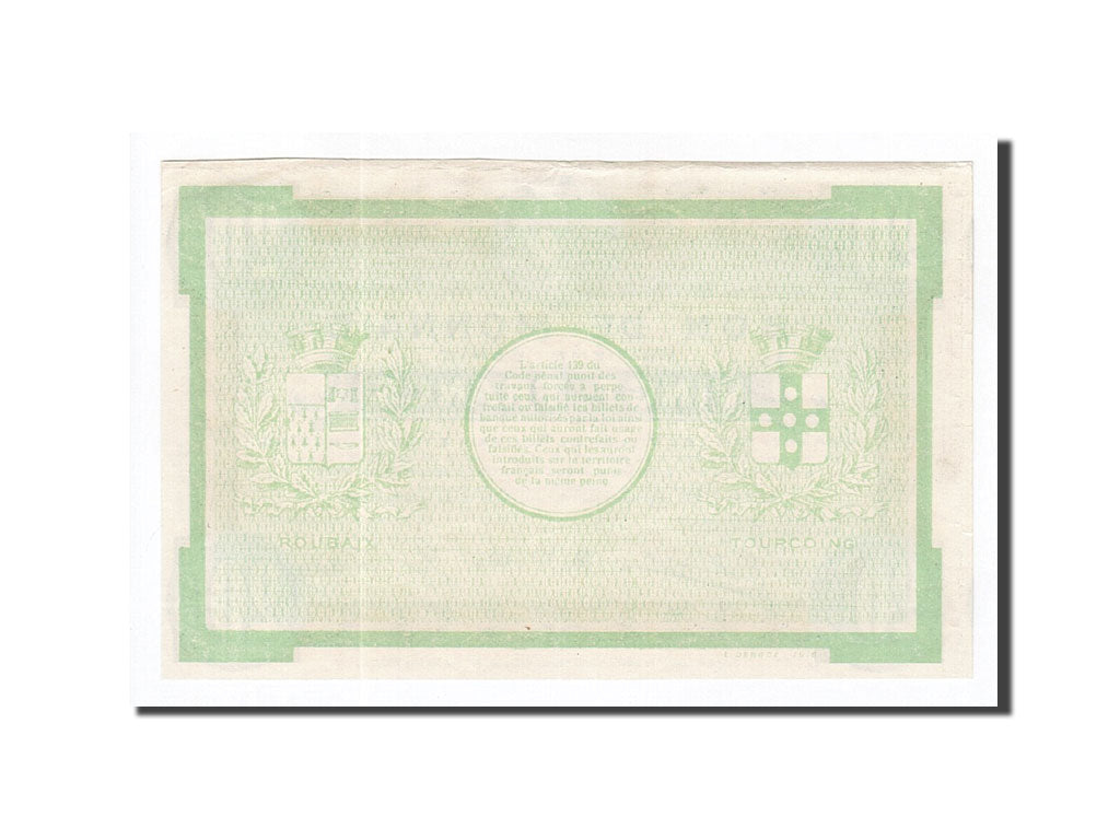 Billet, France, Roubaix et Tourcoing, 20 Francs, 1916, NEUF, Pirot:59-2114