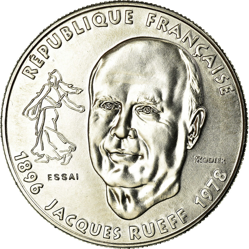 Coin, France, 1 Franc, 1996, MS(65-70), Nickel, Gadoury:481