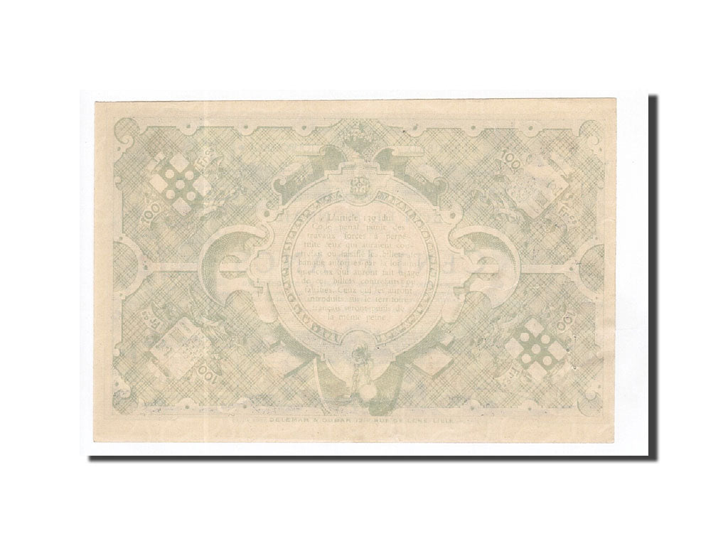 Biljet, Pirot:59-2199, 100 Francs, Frankrijk, SUP, Roubaix et Tourcoing