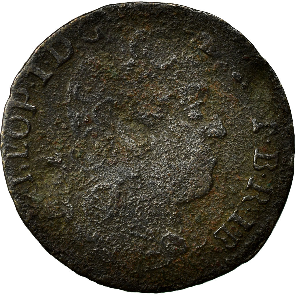 Coin, France, LORRAINE, Liard, 1728, VF(20-25), Copper, Boudeau:1594