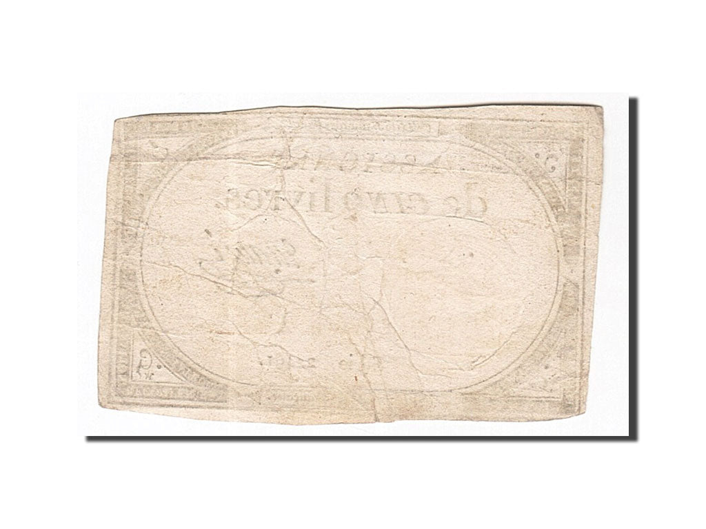 Geldschein, Frankreich, 5 Livres, 1793, Maugé, 1793-10-31, S+, KM:A76