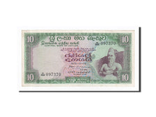 Banknote, Ceylon, 10 Rupees, 1975, 1975-10-06, KM:74c, EF(40-45)