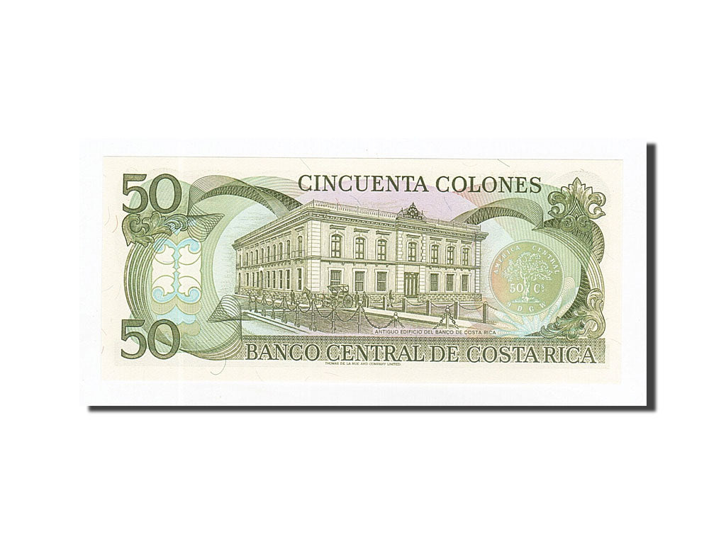 Banknote, Costa Rica, 50 Colones, 1990-1992, 1993-07-07, KM:257a, UNC(65-70)