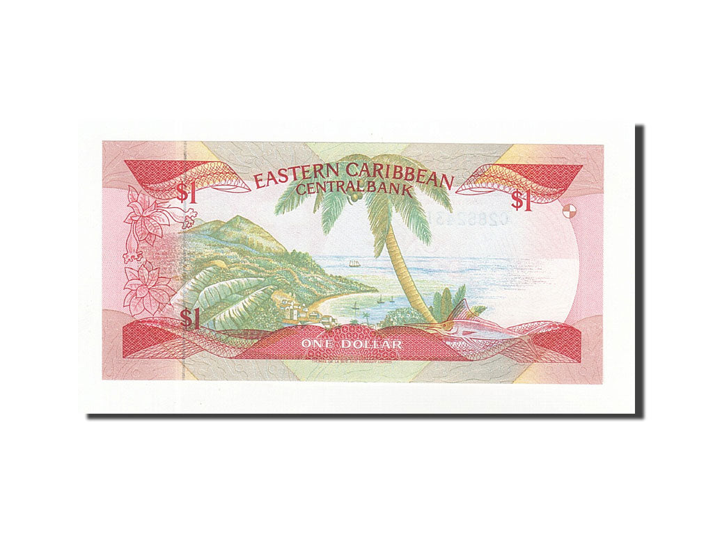 Billet, Etats des caraibes orientales, 1 Dollar, 1988-1989, KM:21l, NEUF