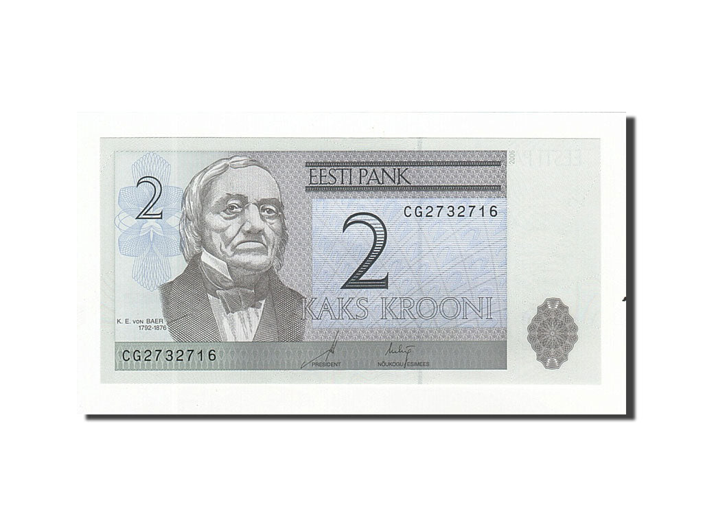 Billet, Estonia, 2 Krooni, 2006, KM:85a, NEUF