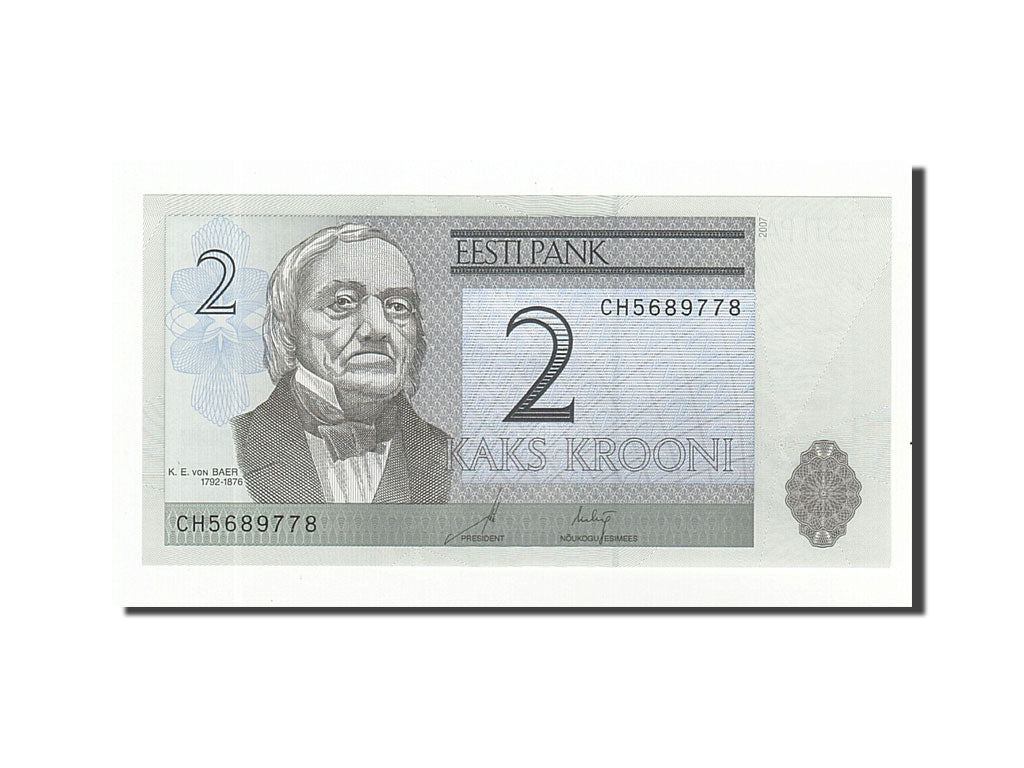 Banknot, Estonia, 2 Krooni, 2007, KM:85b, UNC(65-70)