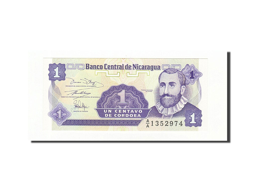 Banconote, Nicaragua, 1 Centavo, 1998, KM:167, FDS
