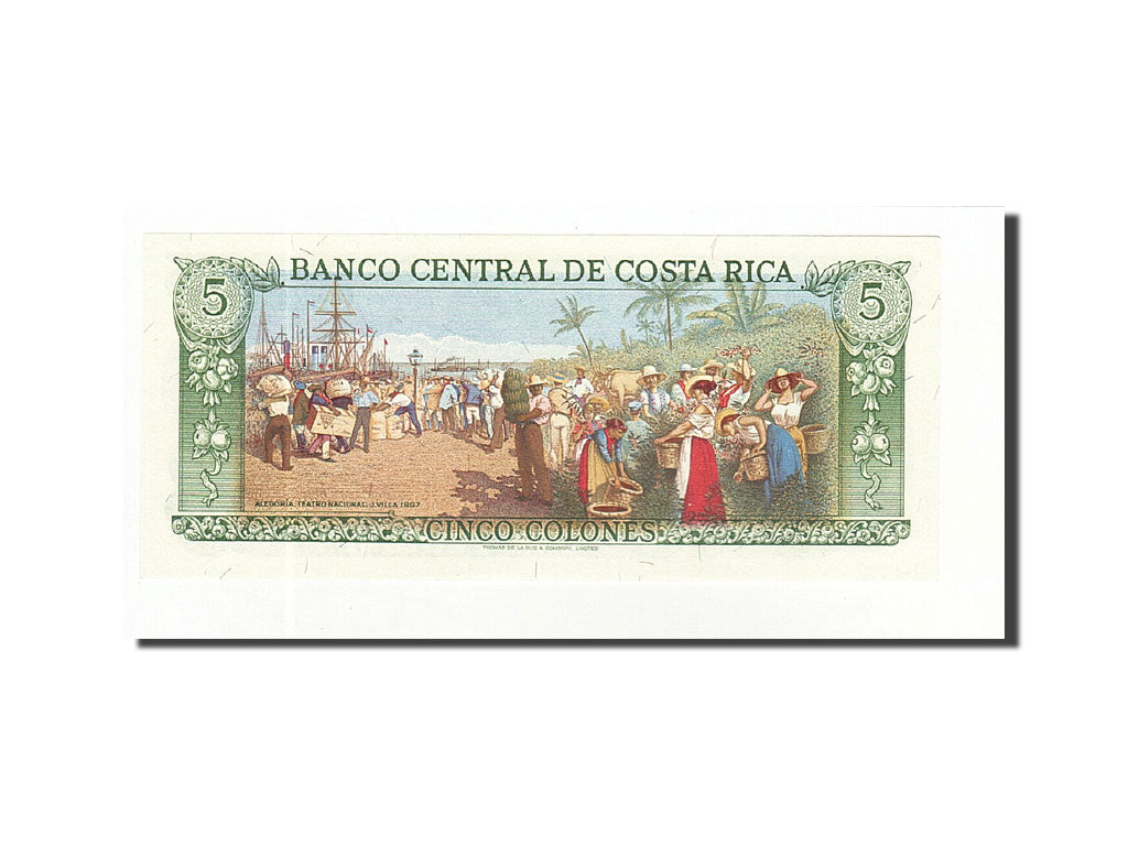 Banknote, Costa Rica, 5 Colones, 1981-03-12, KM:236d, UNC(65-70)