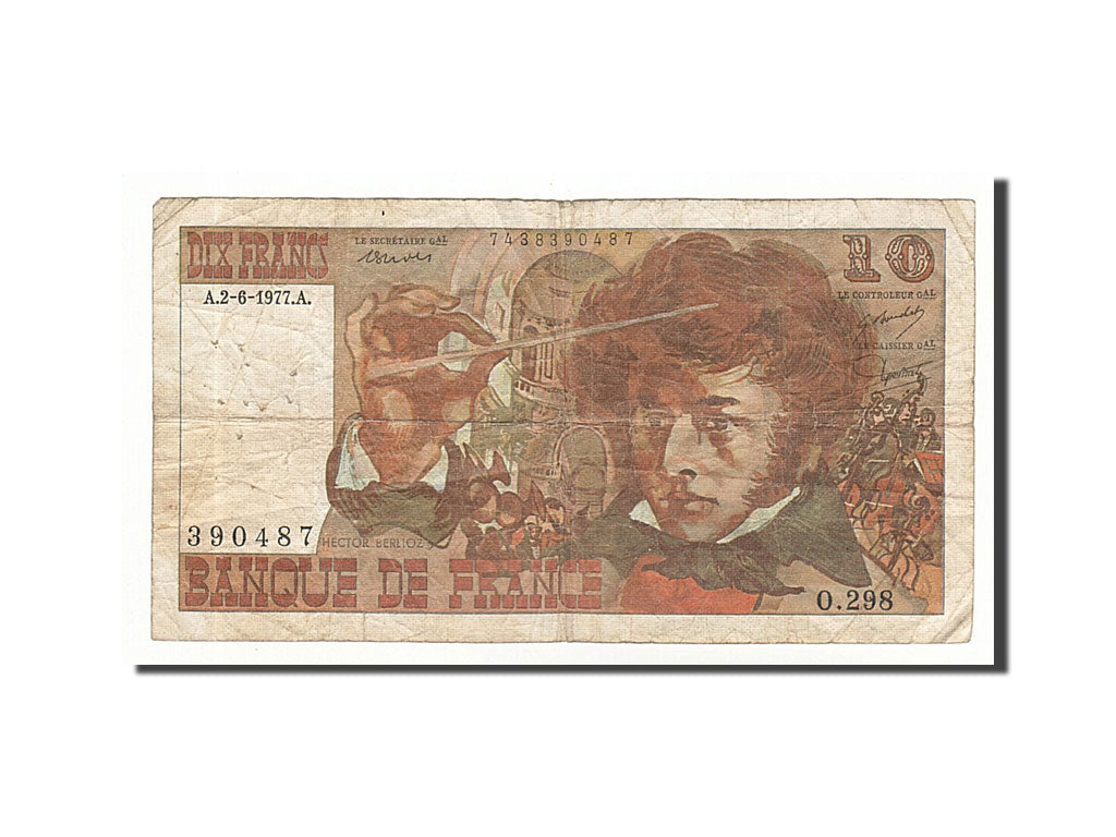 Banknote, France, 10 Francs, 1977-06-02, VF(20-25), Fayette:63.22, KM:150c