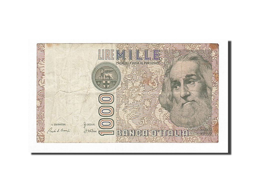 Banconote, Italia, 1000 Lire, KM:109a, 1982-01-06, MB+