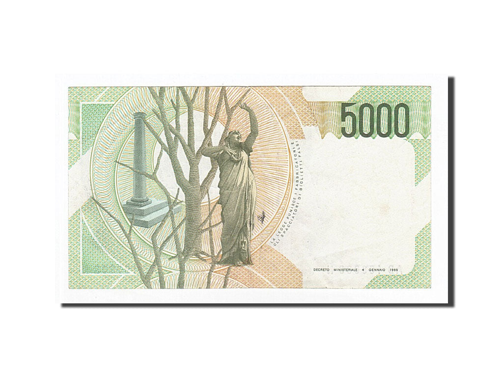 Banconote, Italia, 5000 Lire, KM:111b, 1985-01-04, FDS