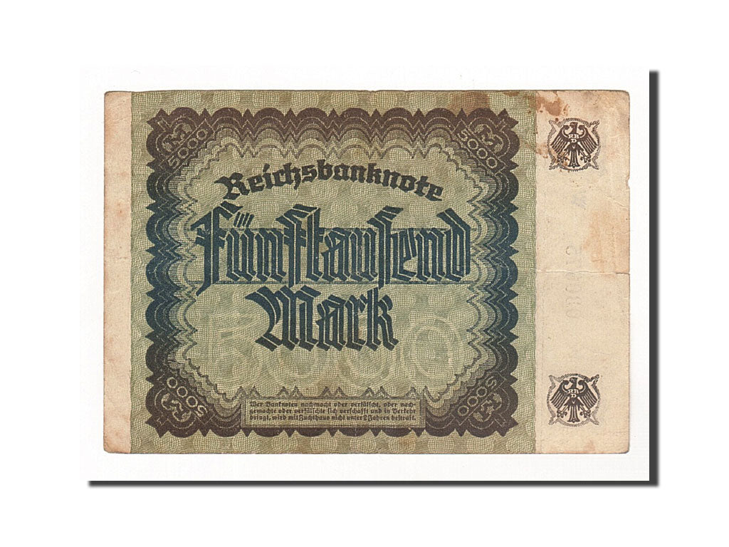 Banknote, Germany, 5000 Mark, 1922, 1922-12-02, KM:81a, EF(40-45)