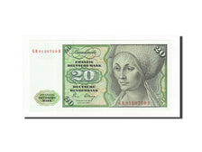 Billet, République fédérale allemande, 20 Deutsche Mark, 1980, 1980-01-02