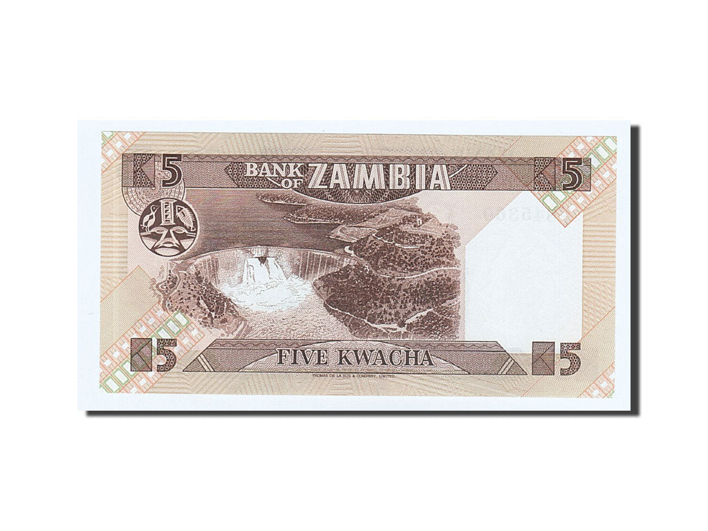 Banknote, Zambia, 5 Kwacha, Undated (1980-88), KM:25d, UNC(65-70)