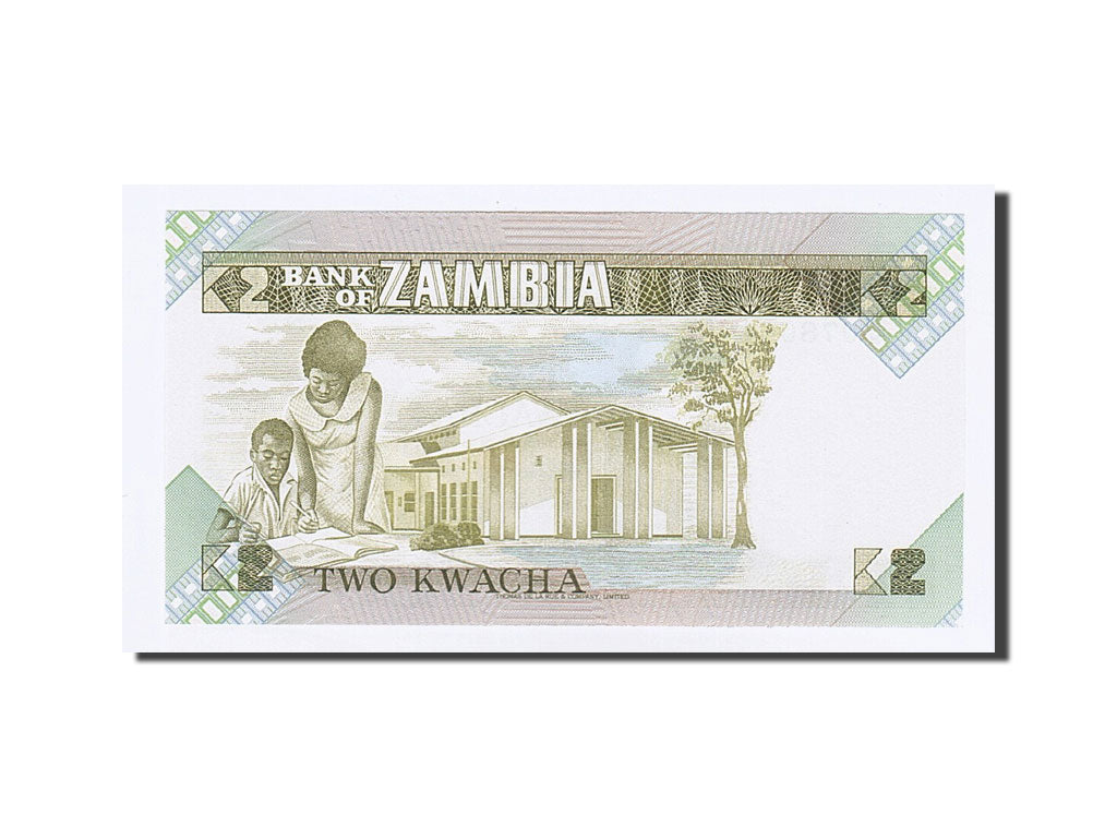 Banknote, Zambia, 2 Kwacha, Undated (1980-88), KM:24c, UNC(65-70)