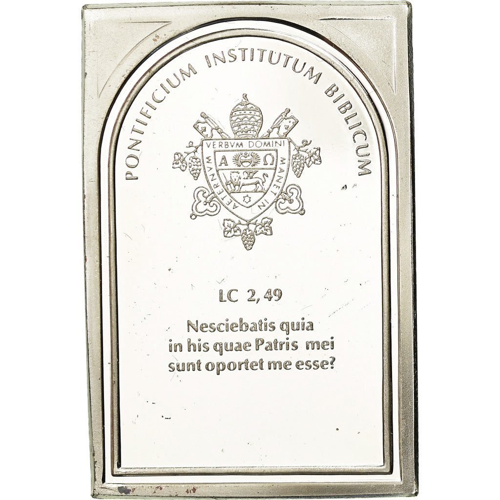 Vatican, Médaille, Institut Biblique Pontifical, Luc 2:49, Religions & beliefs