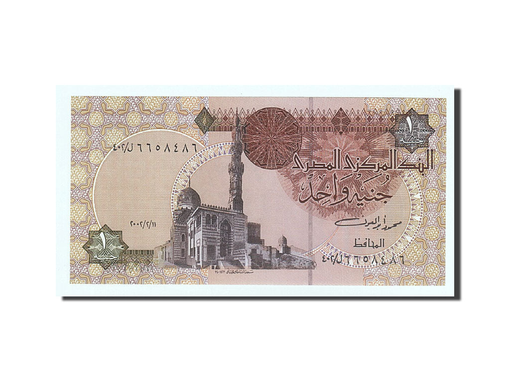 Banknote, Egypt, 1 Pound, 2001-2003, 11-02-2002, KM:50f, UNC(65-70)