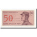 Billet, Indonésie, 50 Sen, 1964, KM:94a, SPL+