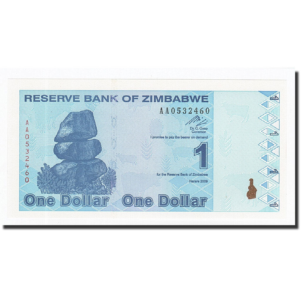 Banknote, Zimbabwe, 1 Dollar, 2009-02-02, KM:92, UNC(65-70)