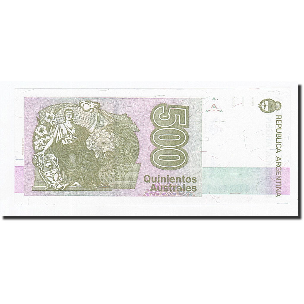 Banknote, Argentina, 500 Australes, 1988-1990, KM:328b, UNC(65-70)