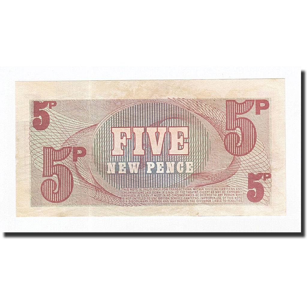 Geldschein, Großbritannien, 5 New Pence, 1972, KM:M47, UNZ-
