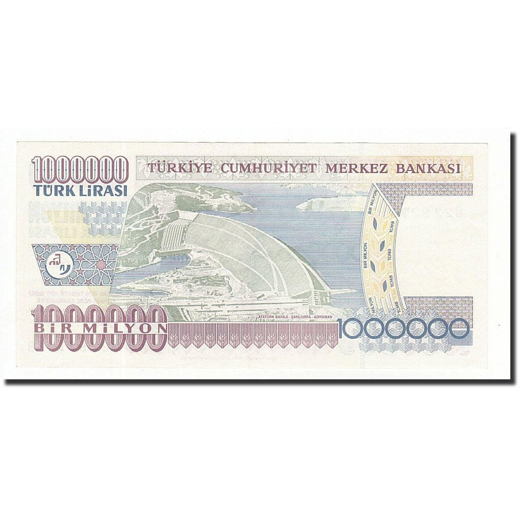 Banknote, Turkey, 1,000,000 Lira, 1995, Undated, KM:209, UNC(64)