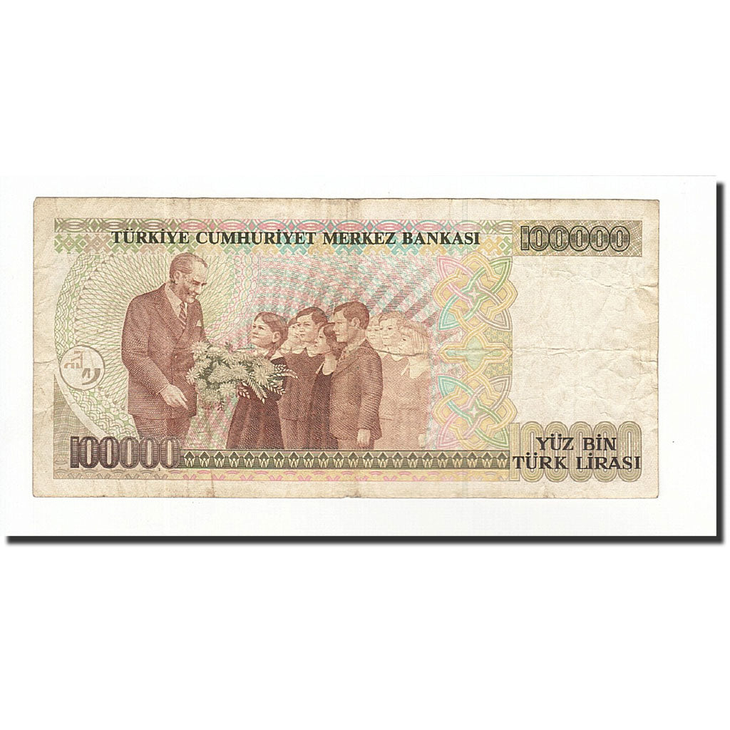 Banconote, Turchia, 100,000 Lira, 1991, KM:205, SPL-