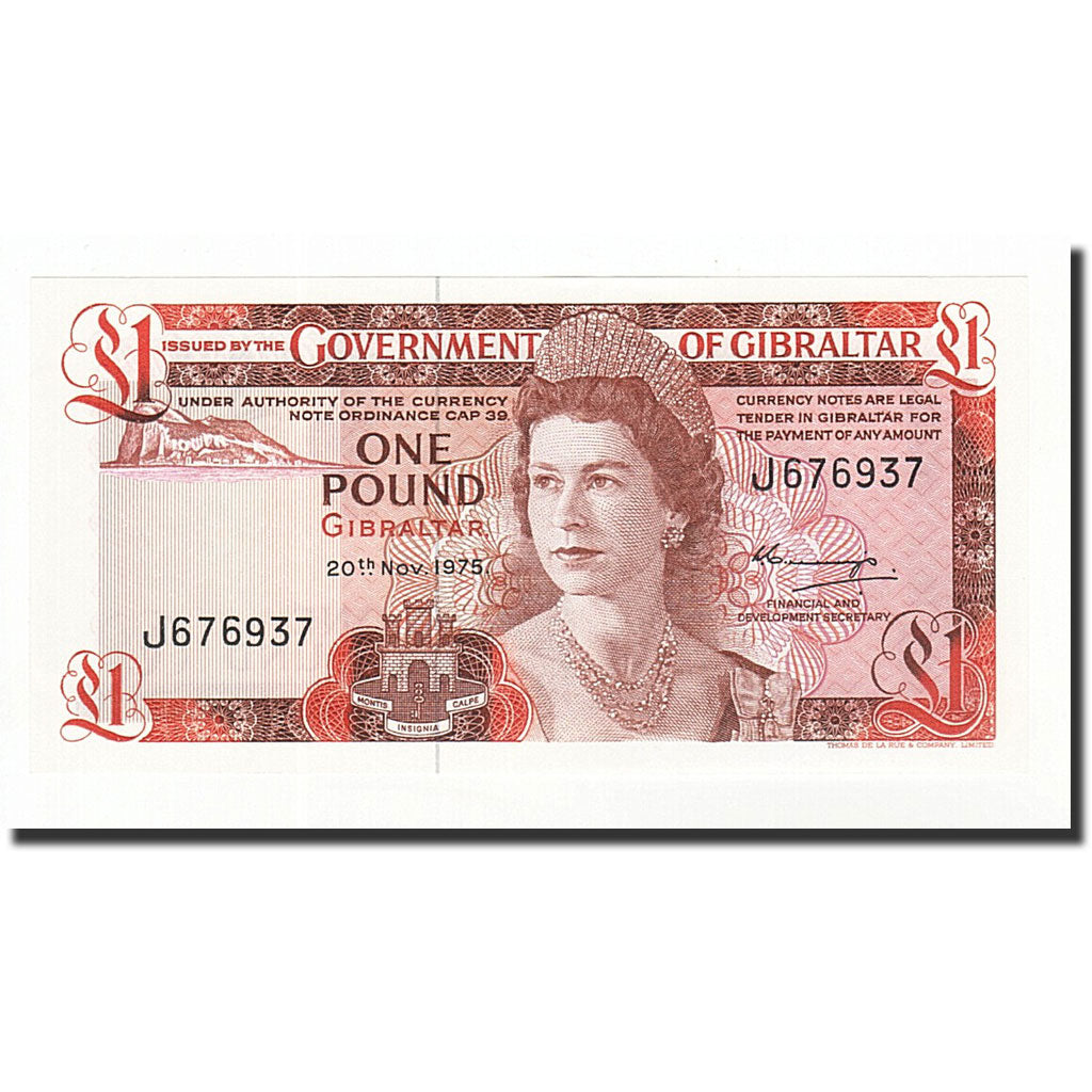 Gibraltar, 1 Pound, 1975-11-20, SPL+