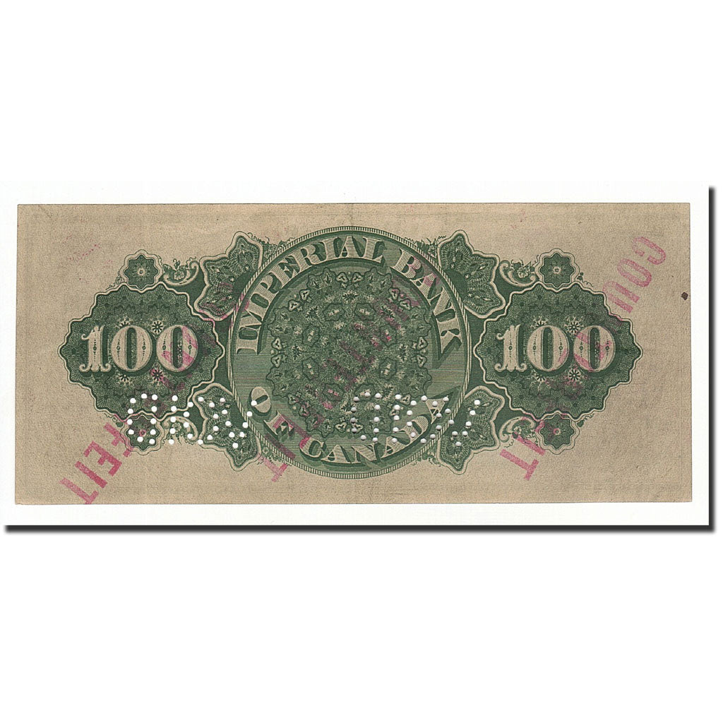 Canada, 100 Dollars, 1917-01-02, AU 58, PMG