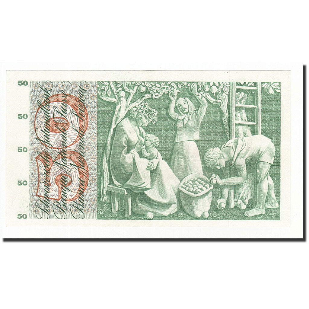 Banconote, Svizzera, 50 Franken, KM:47b, 1957-10-04, SPL