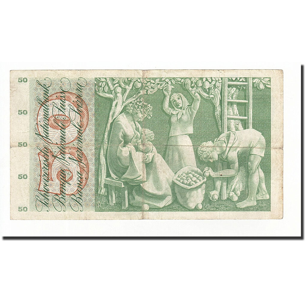 Geldschein, Schweiz, 50 Franken, 1955-07-07, KM:47a, S