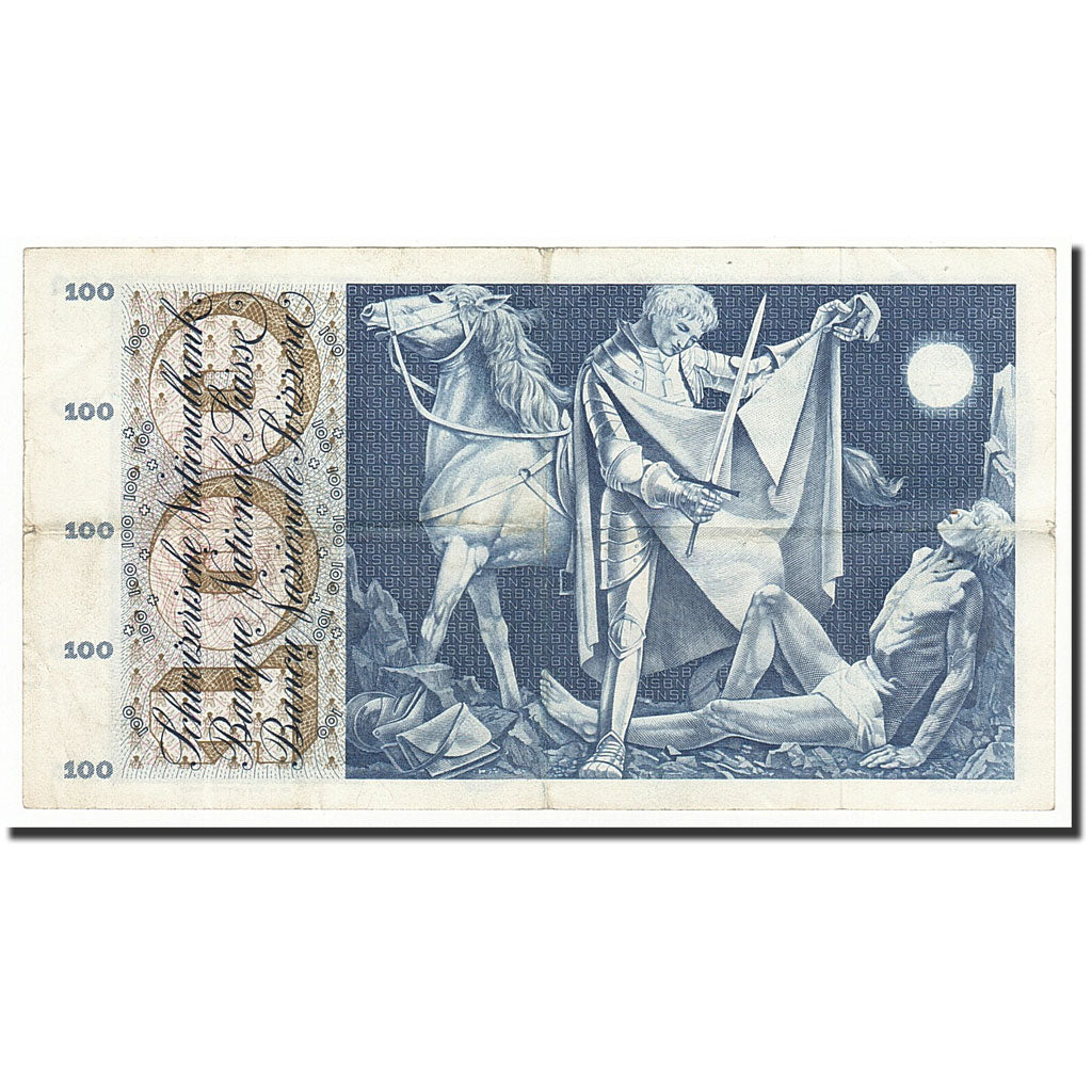 Suiza, 100 Franken, 1956-10-25, BC+