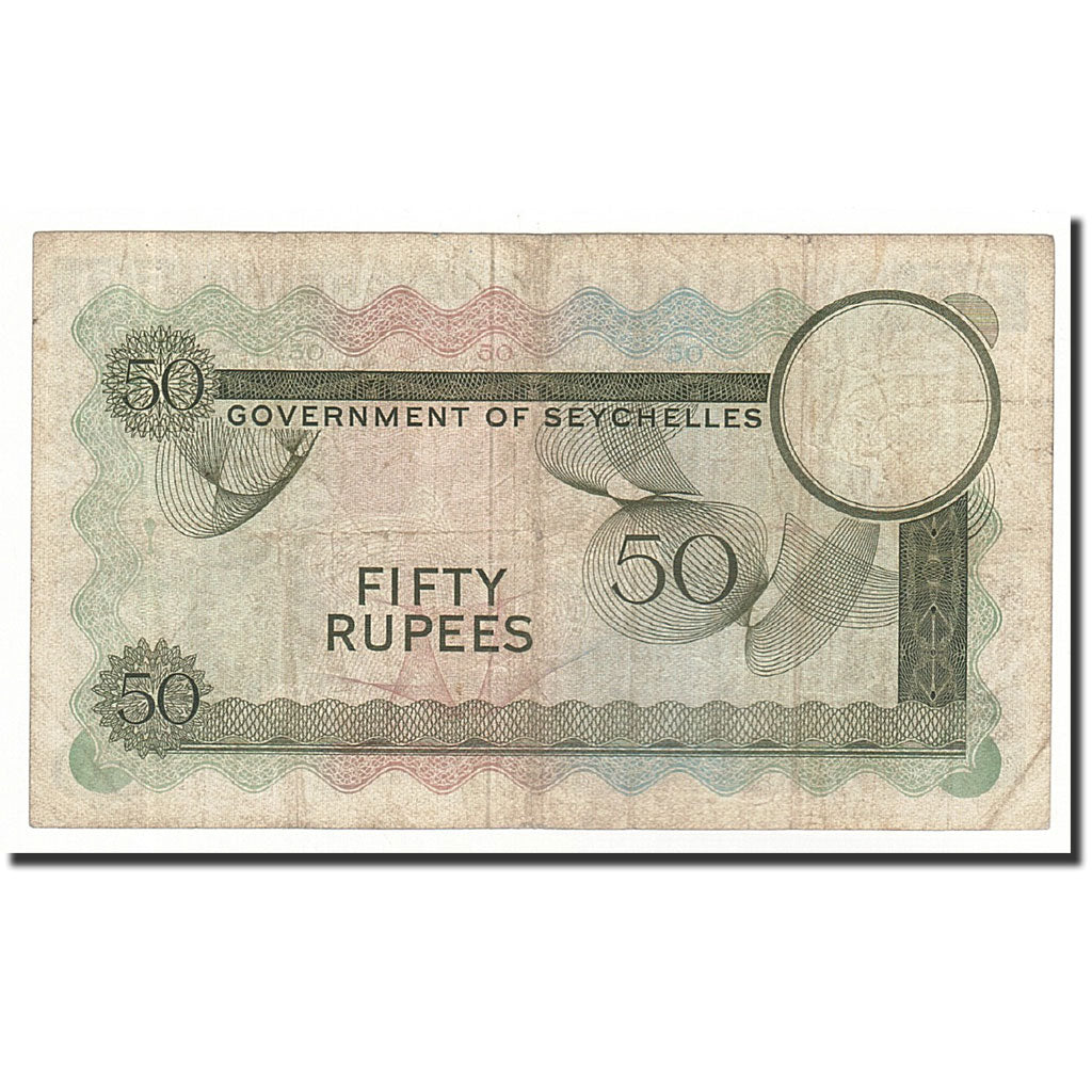 Geldschein, Seychelles, 50 Rupees, 1969, 1969-01-01, KM:17b, SS