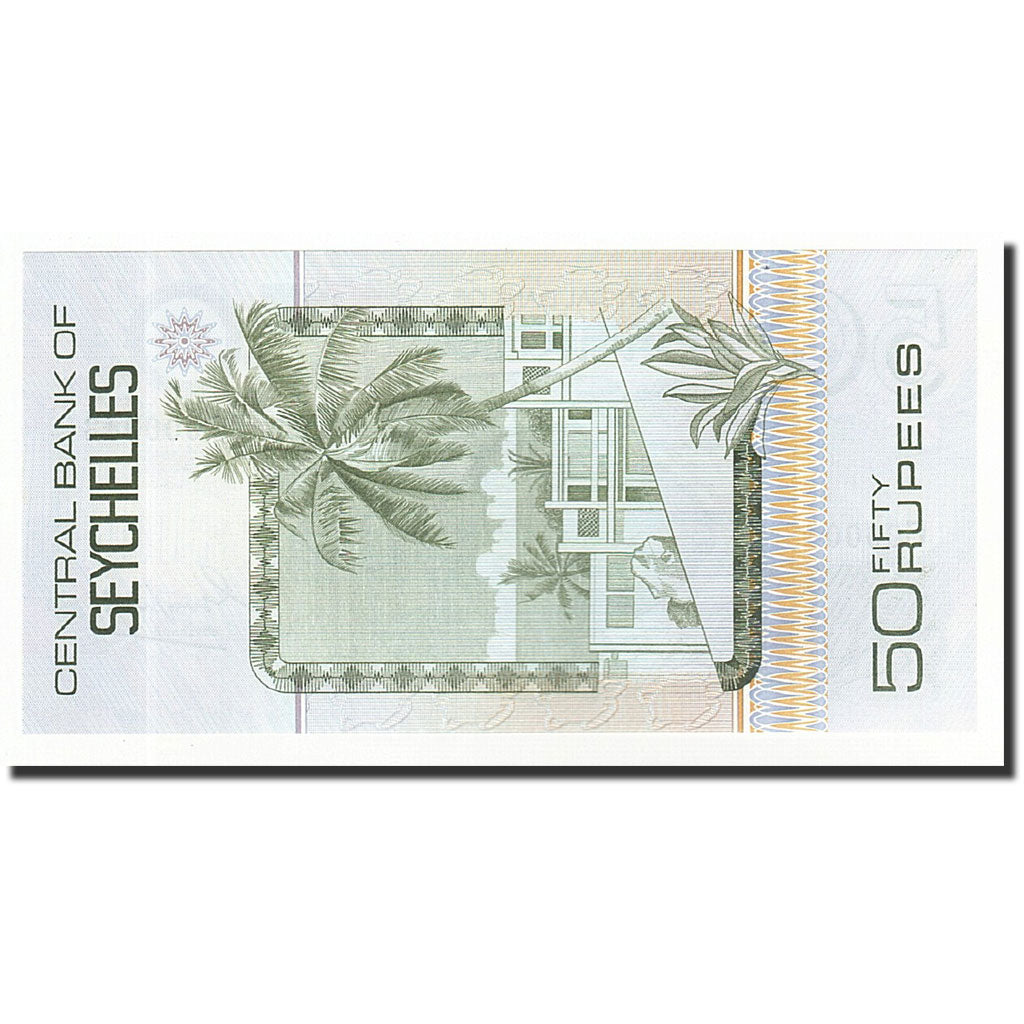 Banknote, Seychelles, 50 Rupees, Undated (1979), KM:25a, UNC(65-70)