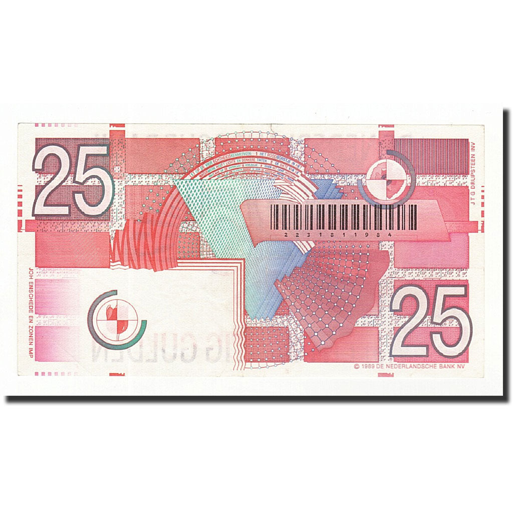 Geldschein, Niederlande, 25 Gulden, 1999-04-05, KM:100, VZ+