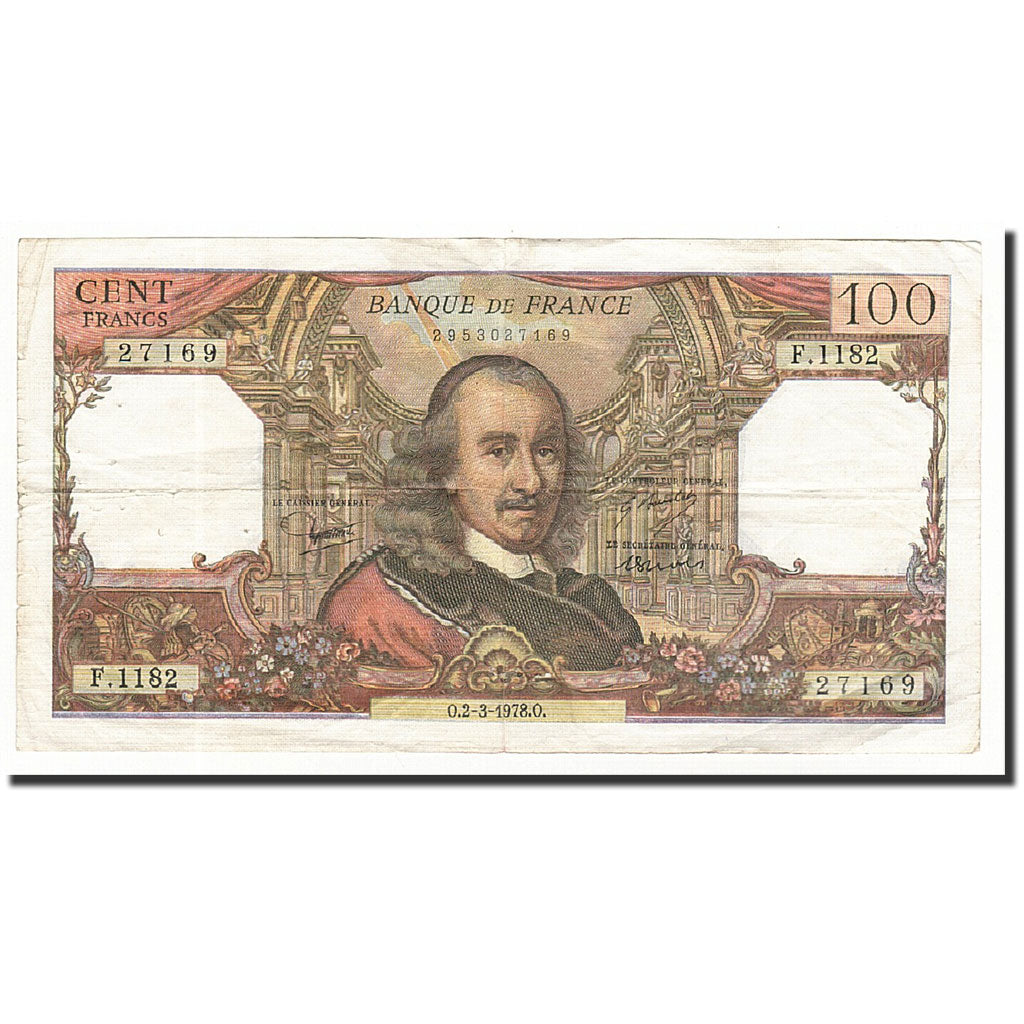 Banknote, France, 100 Francs, 1978, 1978-03-02, VF(20-25), Fayette:65.62