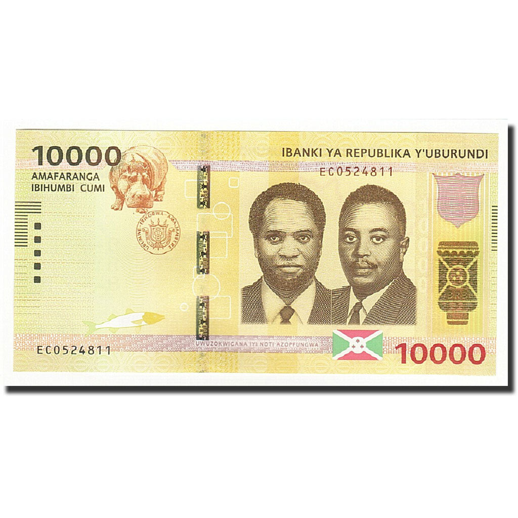 Banknote, Burundi, 10,000 Francs, 2015, 2015.01.15, UNC(65-70)
