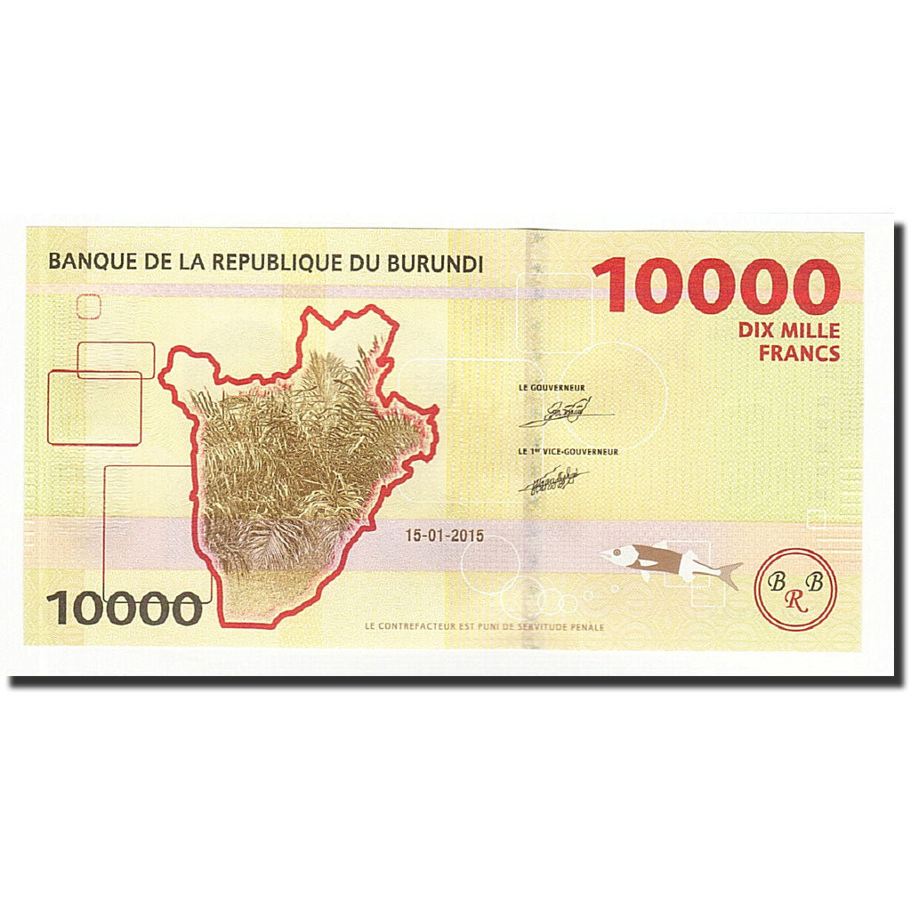 Banknote, Burundi, 10,000 Francs, 2015, 2015.01.15, UNC(65-70)