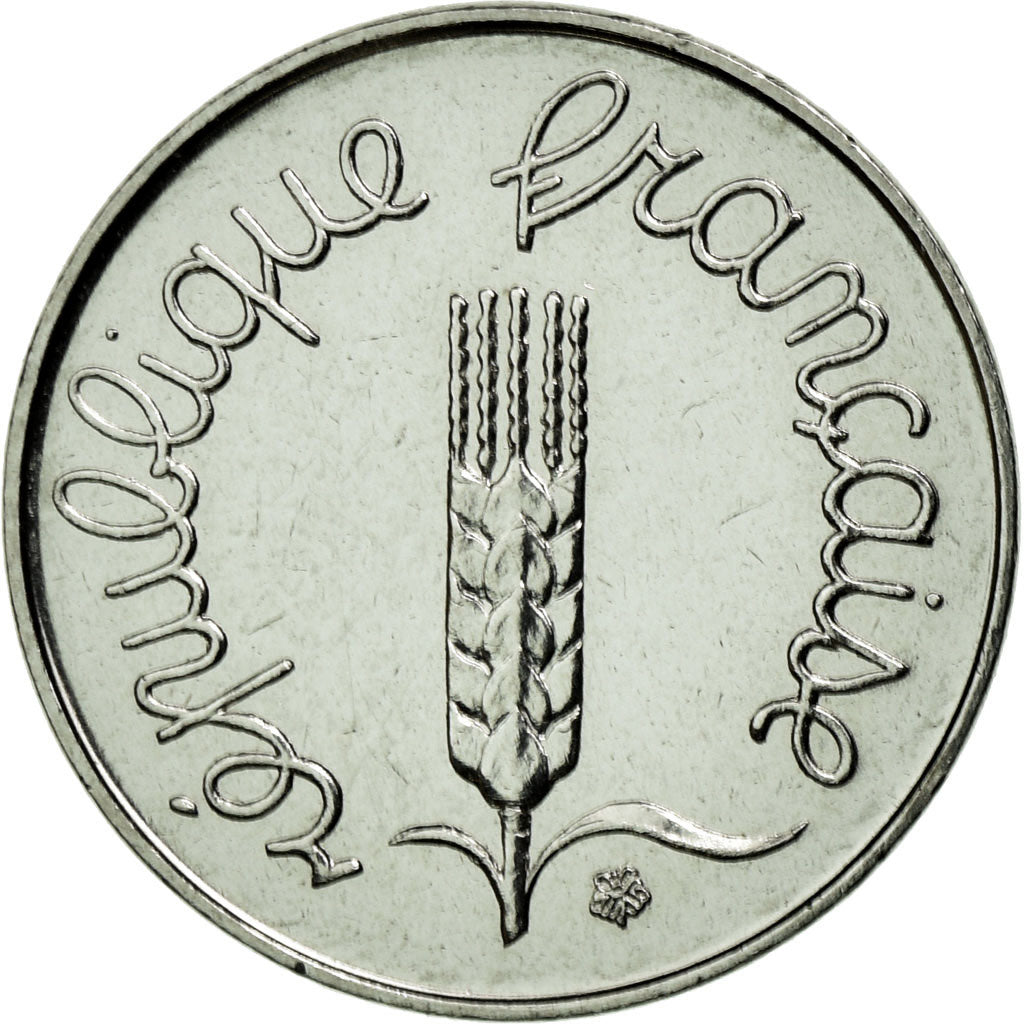 Coin, France, Épi, Centime, 1990, Paris, MS(60-62), Stainless Steel, KM:928