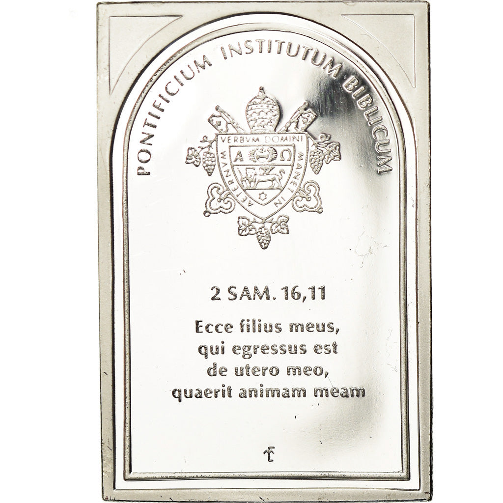 Vaticano, medalla, Institut Biblique Pontifical, Samuel 16:11, Religions &