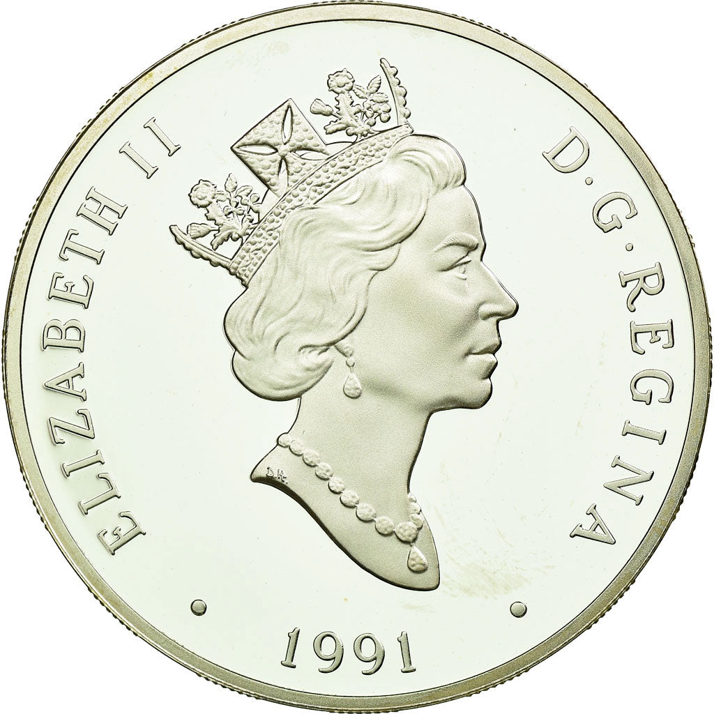 Moneda, Canadá, Elizabeth II, 20 Dollars, 1991, Royal Canadian Mint, Ottawa