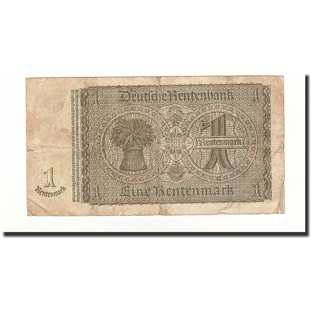 Banknote, Germany, 1 Rentenmark, 1937-01-30, KM:173b, VF(20-25)