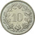 Moneta, Szwajcaria, 10 Rappen, 1980, Bern, MS(65-70), Miedź-Nikiel, KM:27